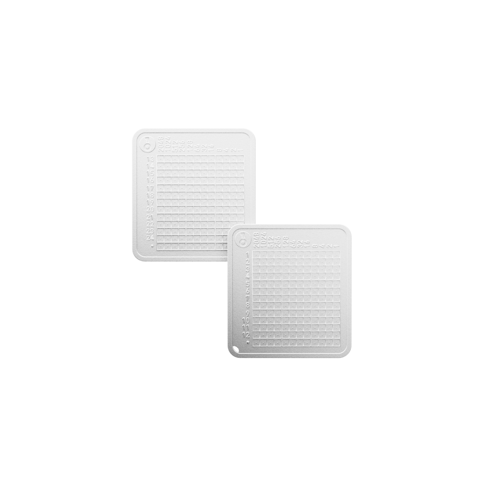 OneKey KeyTag - Kit de almacenamiento de frases de recuperación (2 unidades con punzón)