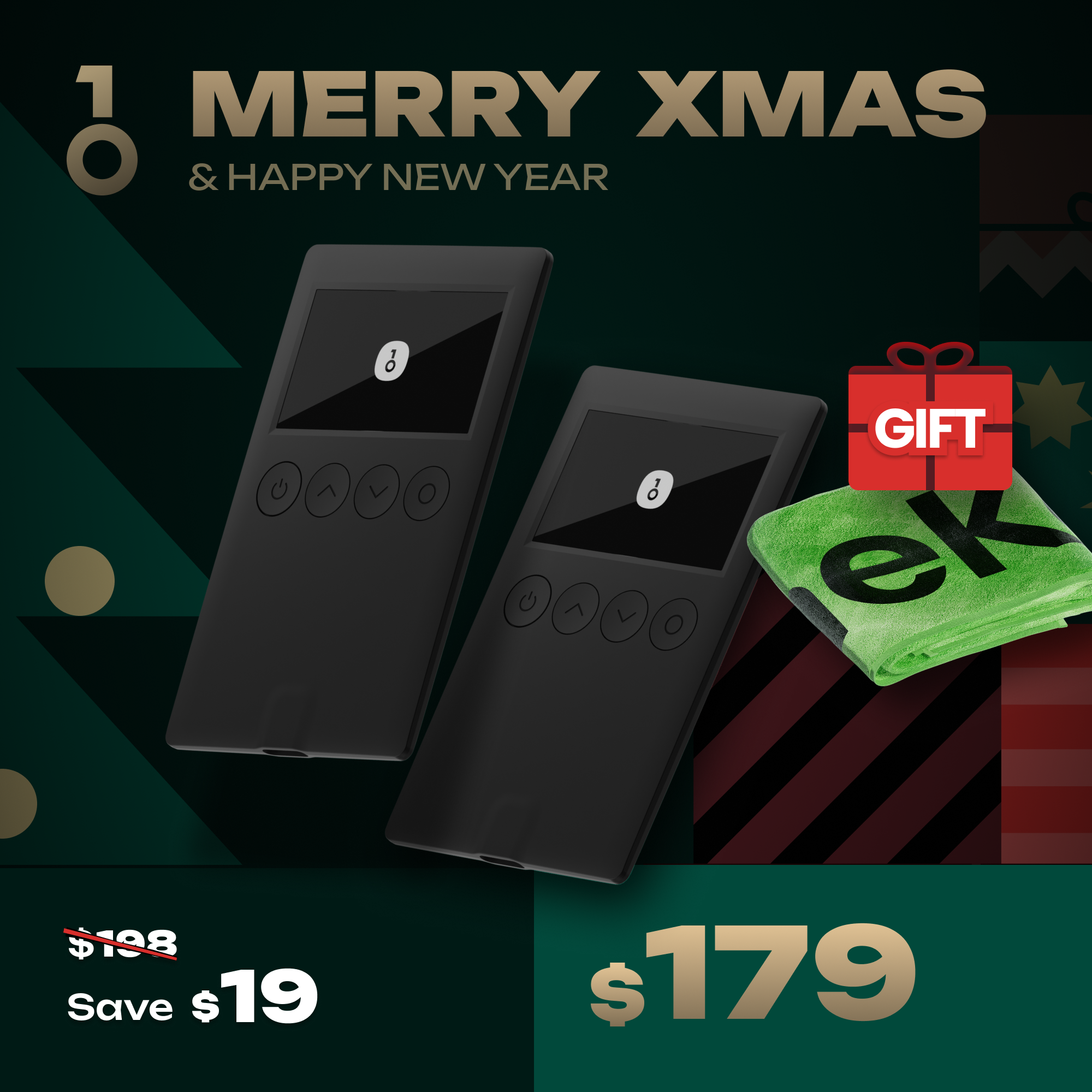 Christmas Sales - OneKey Crypto Hardware Wallet Packages, Use Code: XMAS-2024