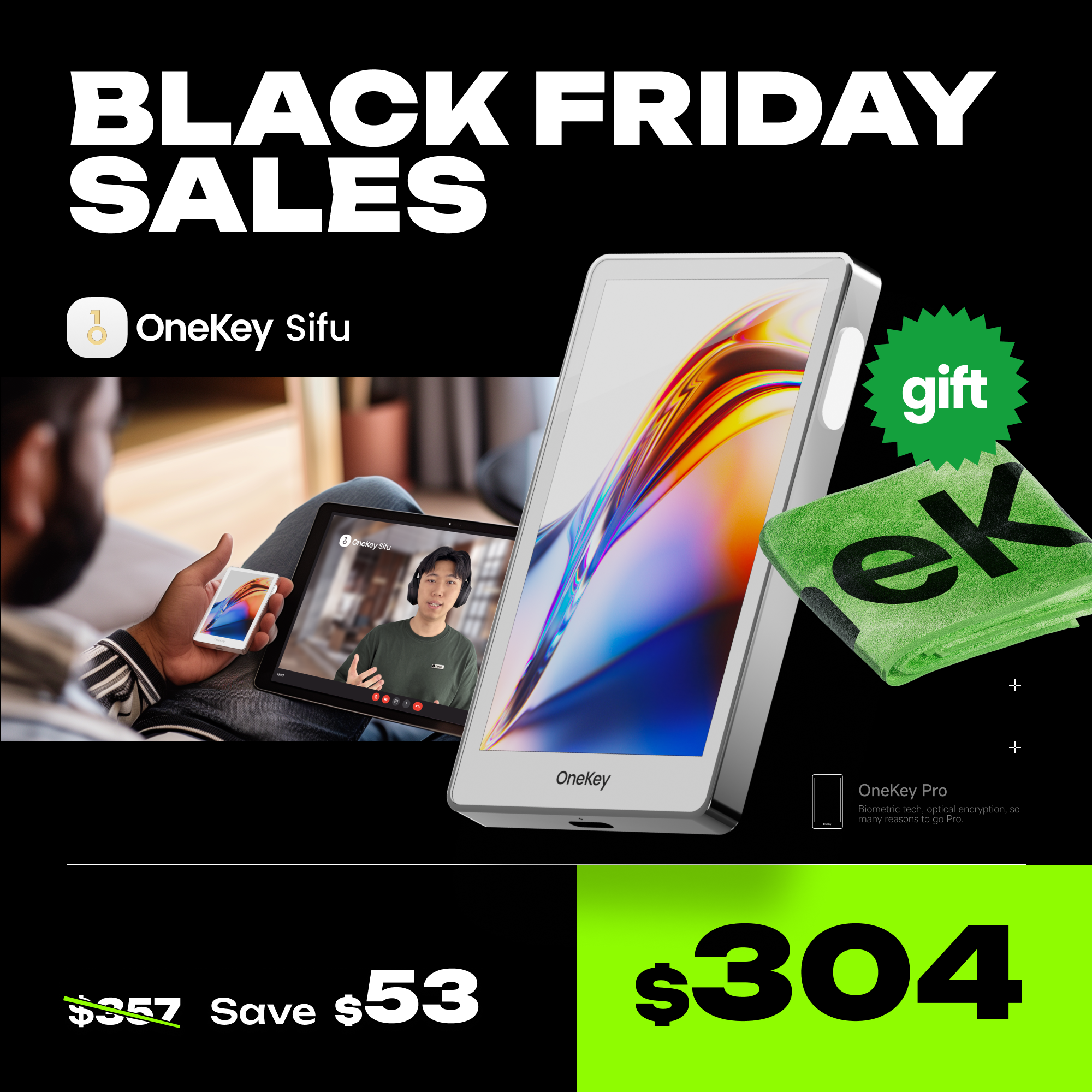 Black Friday Sales - OneKey Crypto Hardware Wallet Packages, Use Code: BFCM-2024