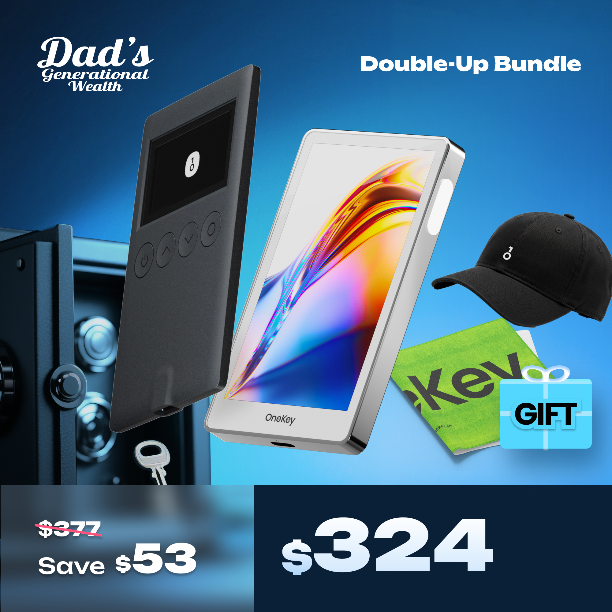 Double-Up Bundle: OneKey Pro + Classic 1S, plus free gifts [code 888]