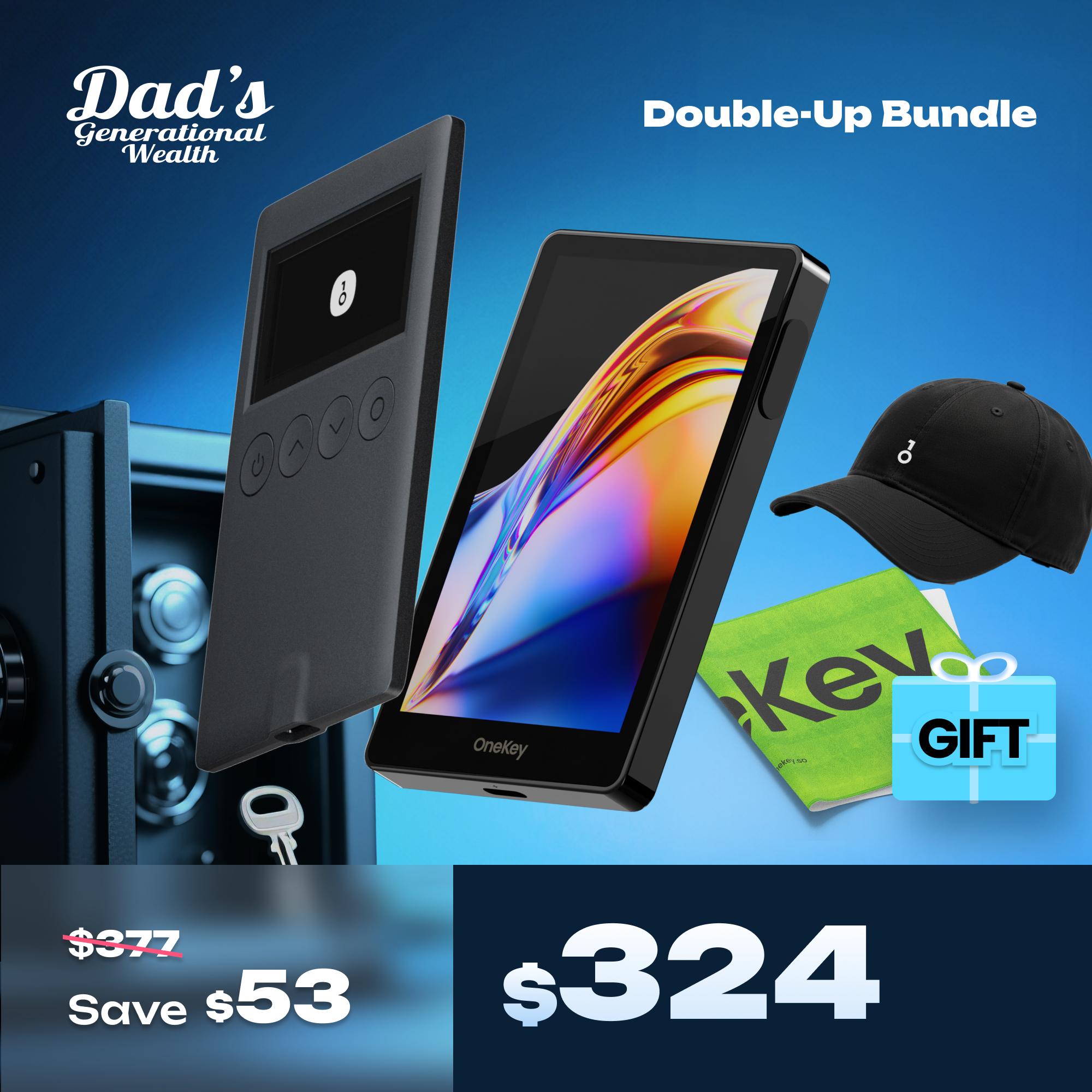 Double-Up Bundle: OneKey Pro + Classic 1S, plus free gifts [code 888]