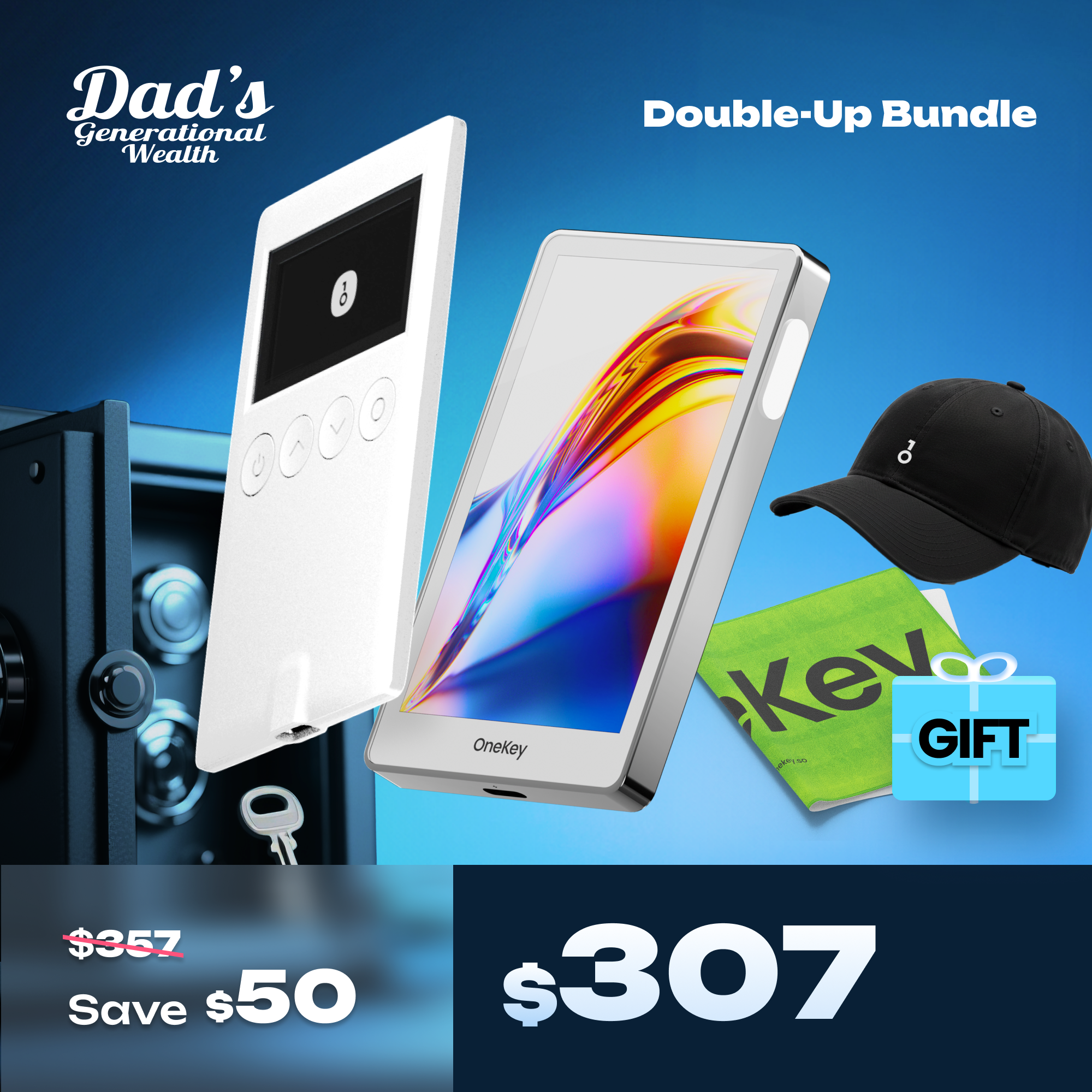 Double-Up Bundle: OneKey Pro + Classic 1S Pure, plus free gifts [code 888]