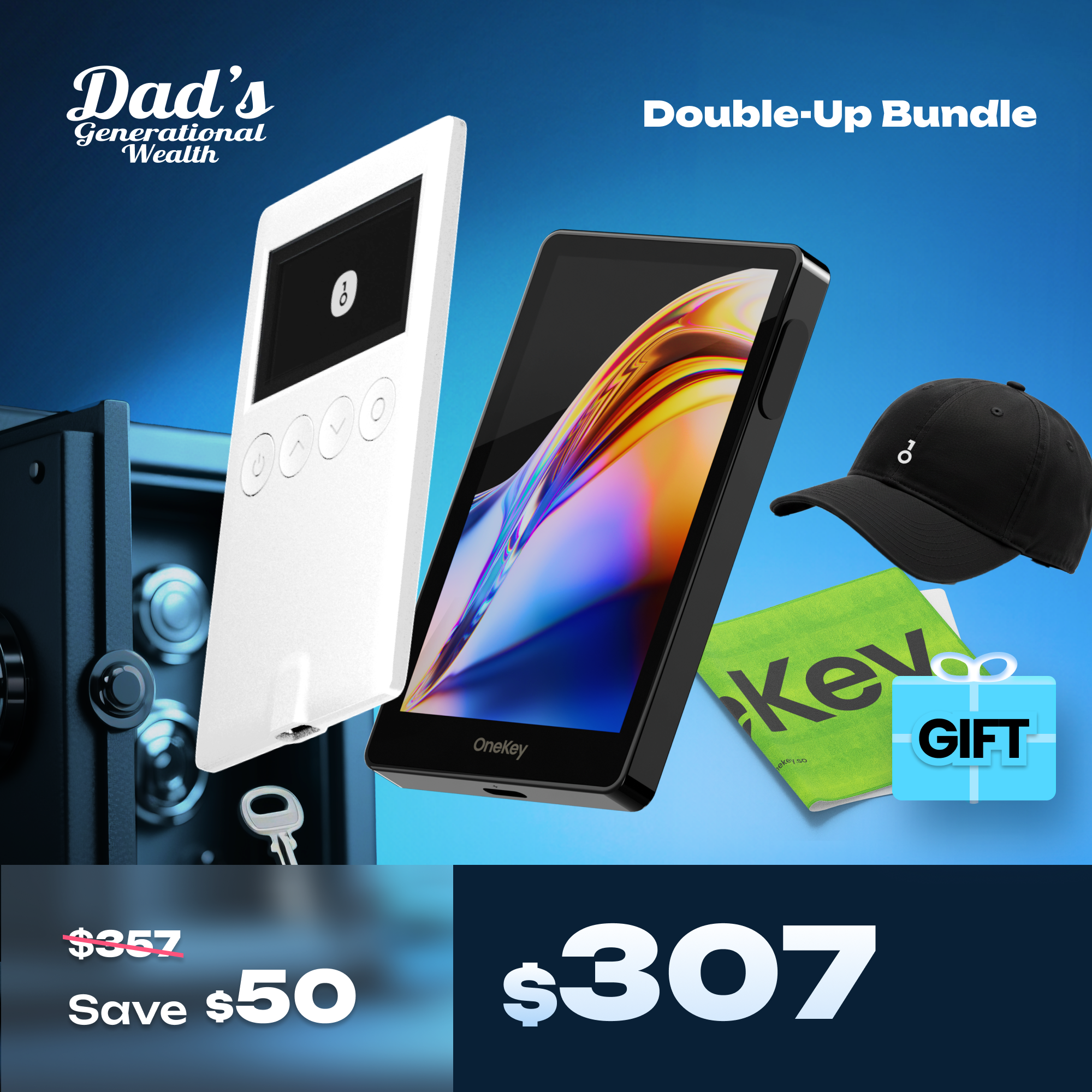 Double-Up Bundle: OneKey Pro + Classic 1S Pure, plus free gifts [code 888]
