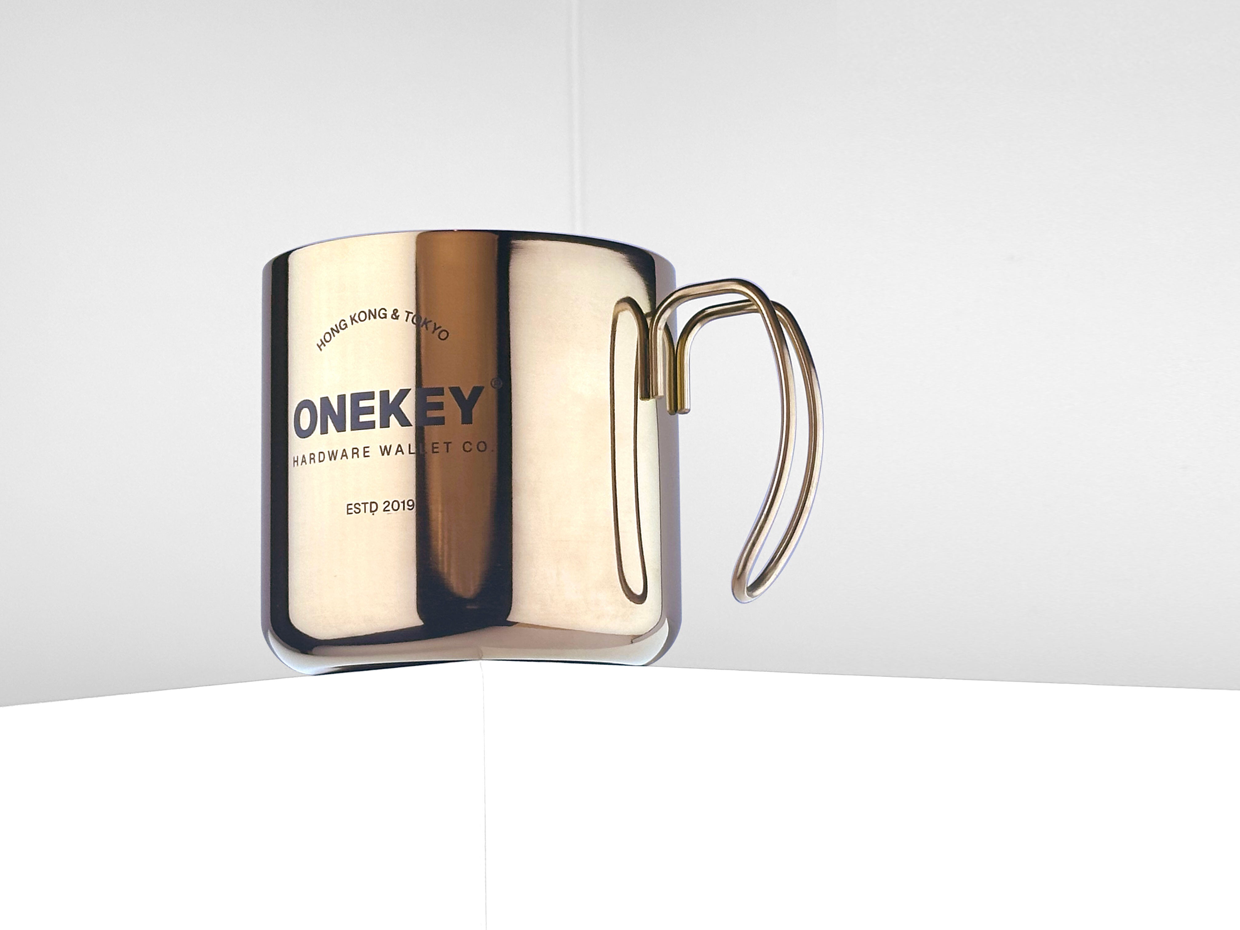 Taza de camping de acero inoxidable OneKey Classic Gold