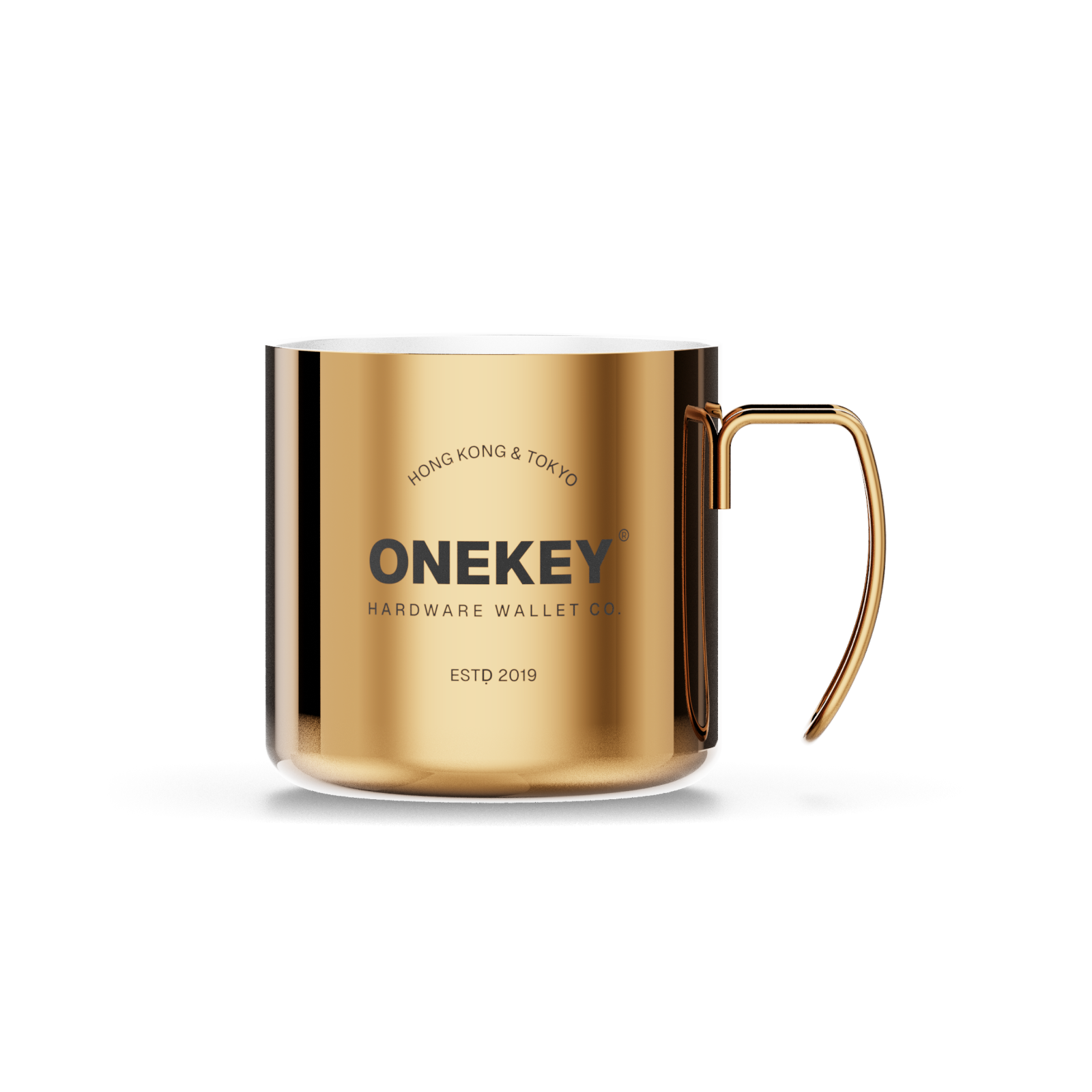 Taza de camping de acero inoxidable OneKey Classic Gold