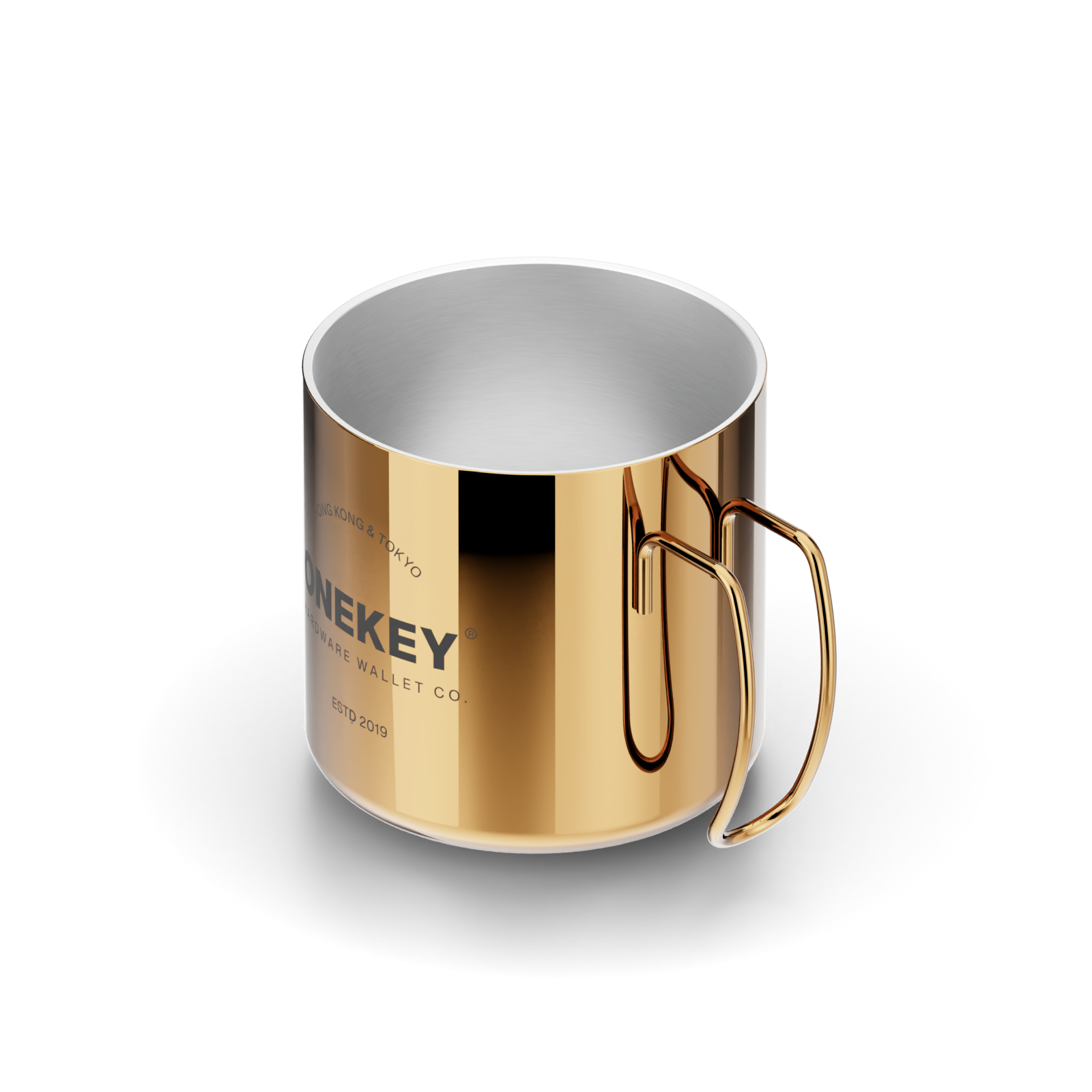 Taza de camping de acero inoxidable OneKey Classic Gold