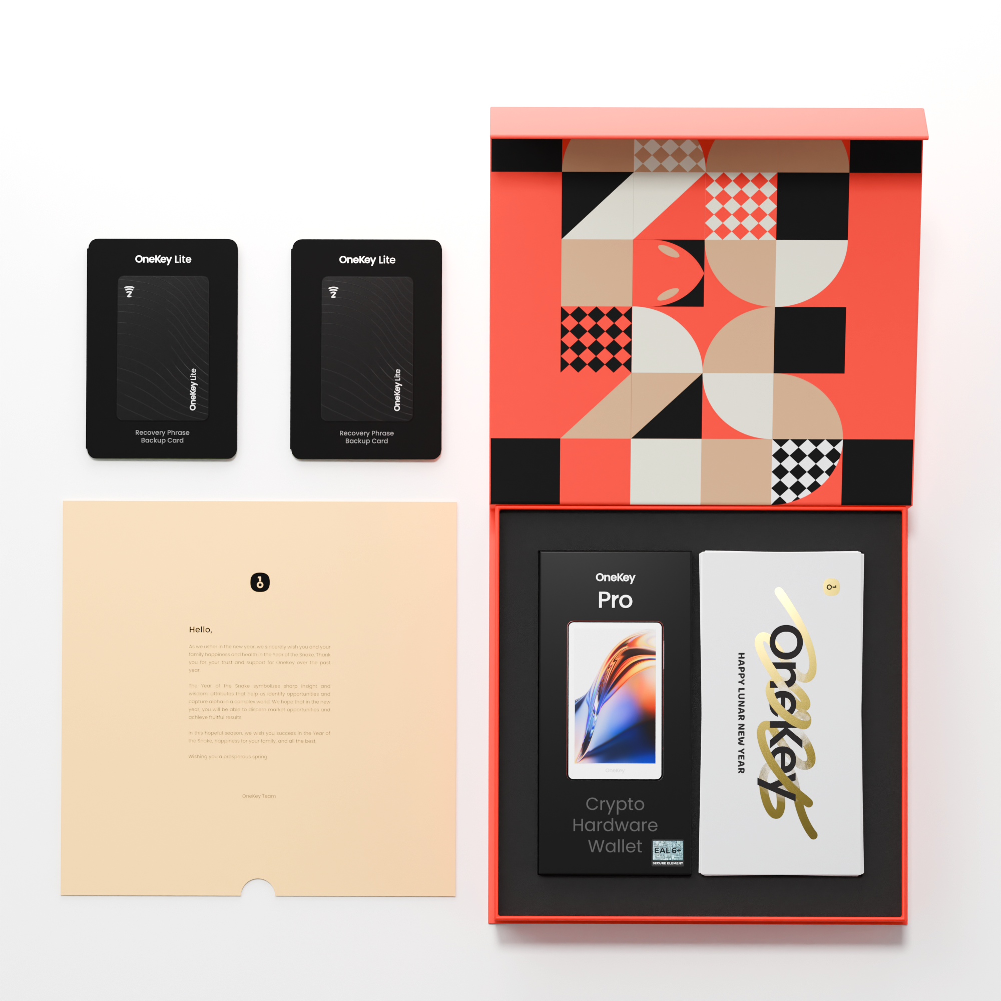 Lunar New Year Gift Box - OneKey Crypto Hardware Wallet Packages, Limited Stock